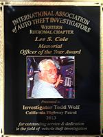 The Lee S. Cole Award
