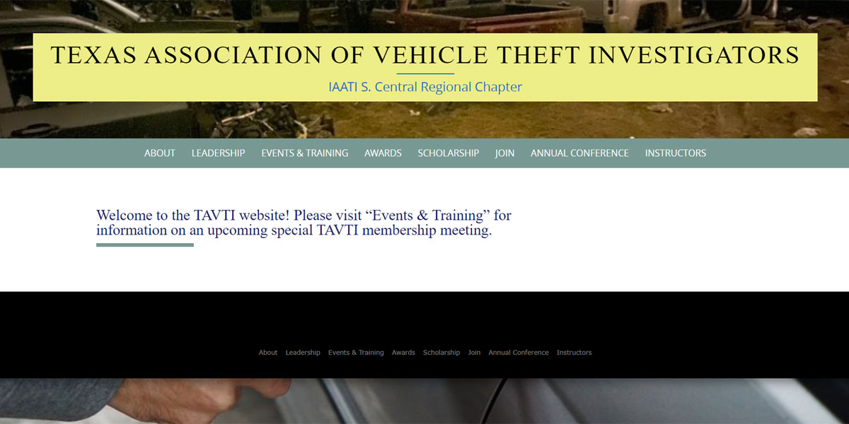Texas Association of Vehicle Theft Investigators (TAVTI)